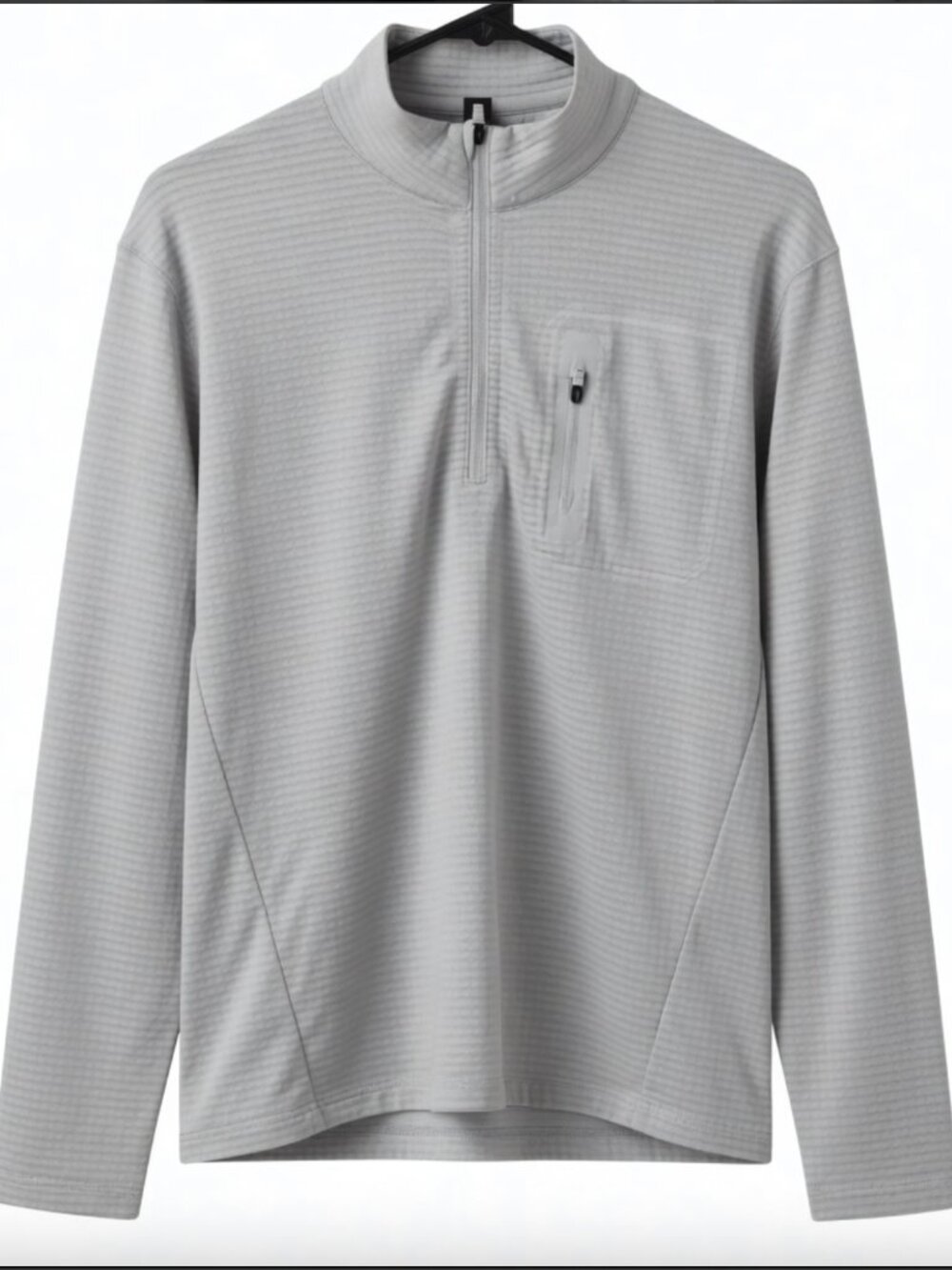 Men's Large - Over Zip - Quarter Zip - Light Grey Color - Ten Thousand